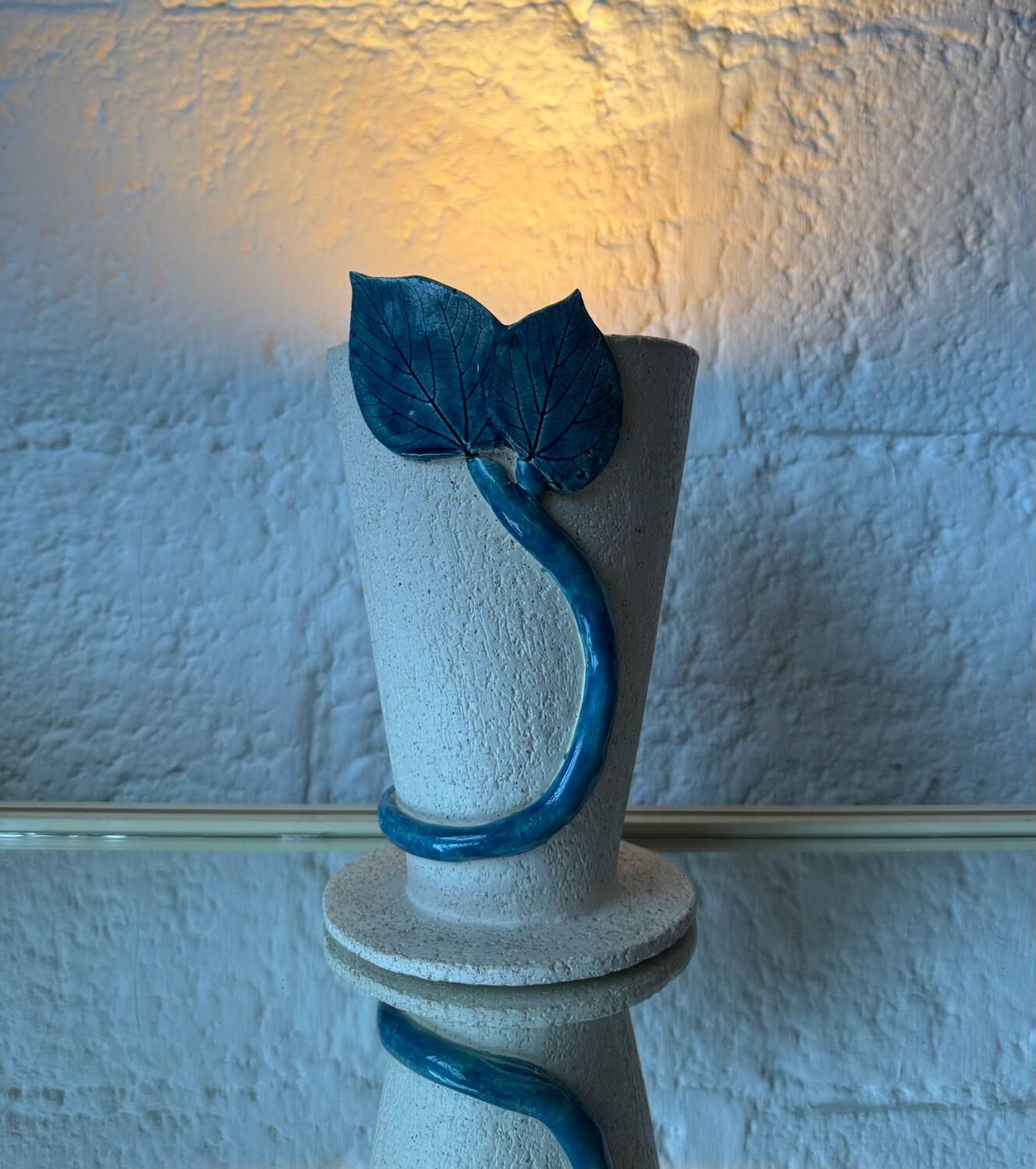 Lampe céramique artisanale vintage 