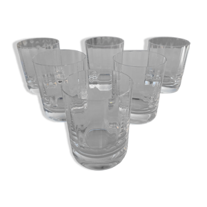6 verres à whisky en