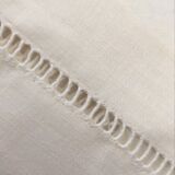 Two matching mixed pillowcases embroidered A B