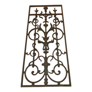 Grille de porte d'entrée en fonte