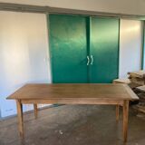 Solid oak farm table