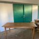 Solid oak farm table