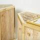 Pair of travertine brass cabinets by Alfredo Freda 1975