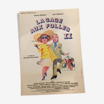 Affiche du film la cage aux folles