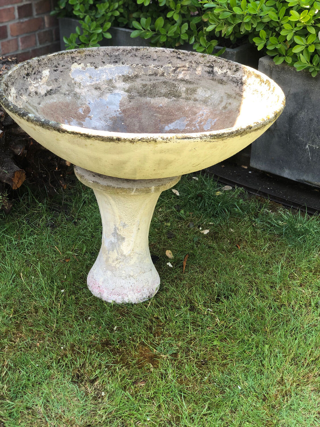 Eternit cement planter basin