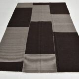 6x8 Modern Vintage Kilim Area Rug, 251x174Cm