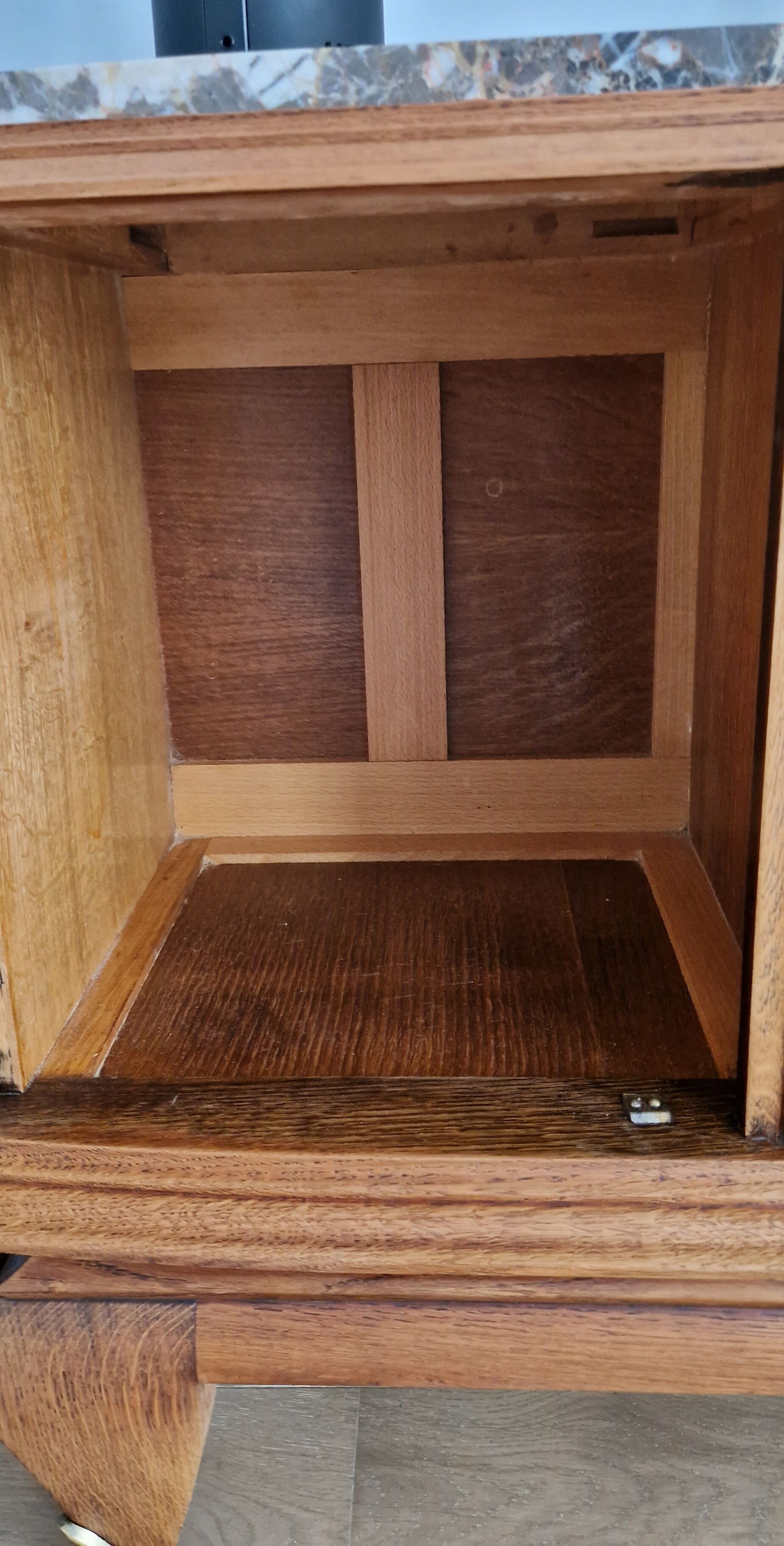 Oak bar furniture art deco style