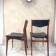 Lot de 6 chaises en teck style scandinave mid-century
