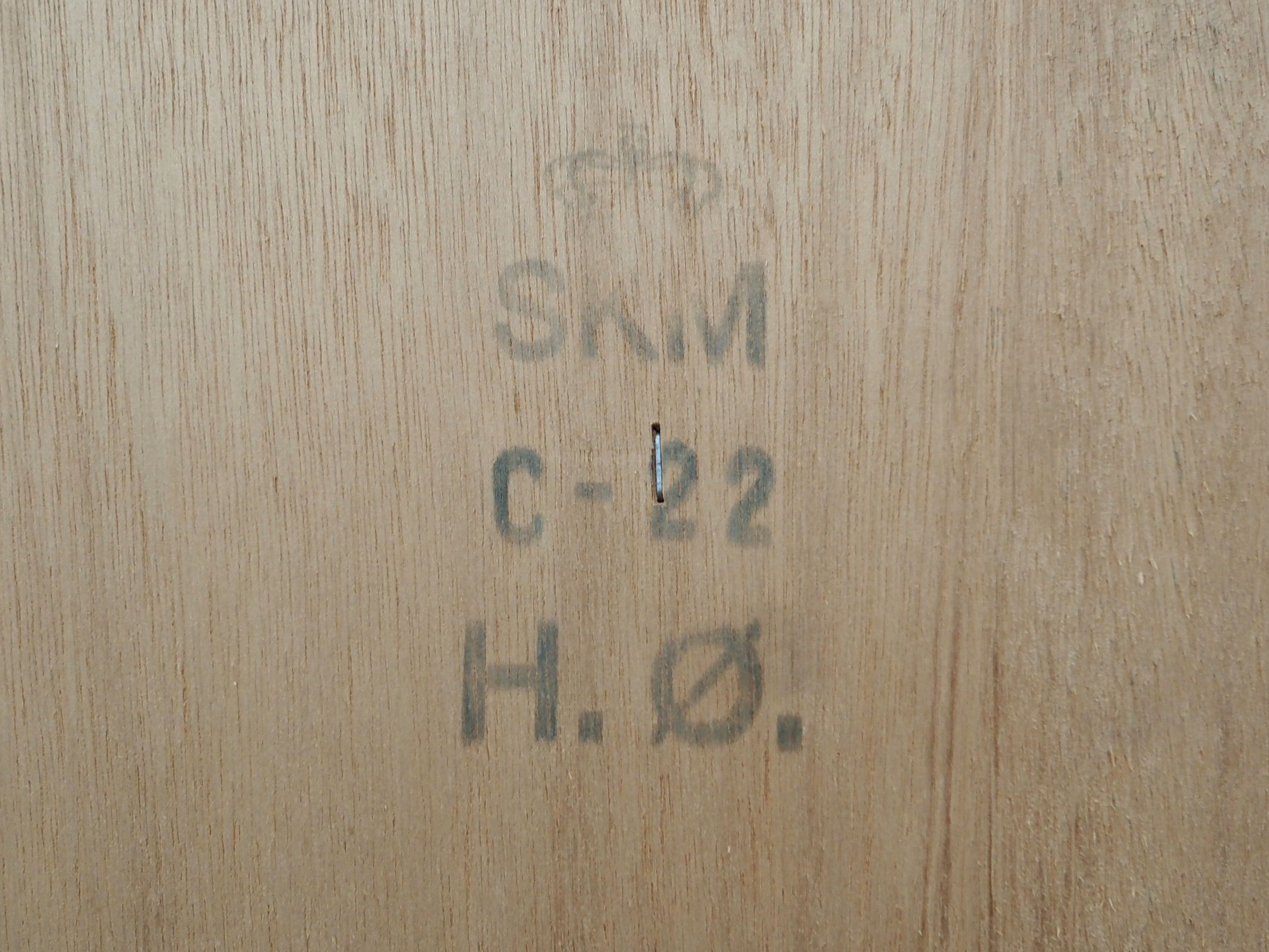 Ash bookcase, Danish design, 1960s, manufactured by SKM