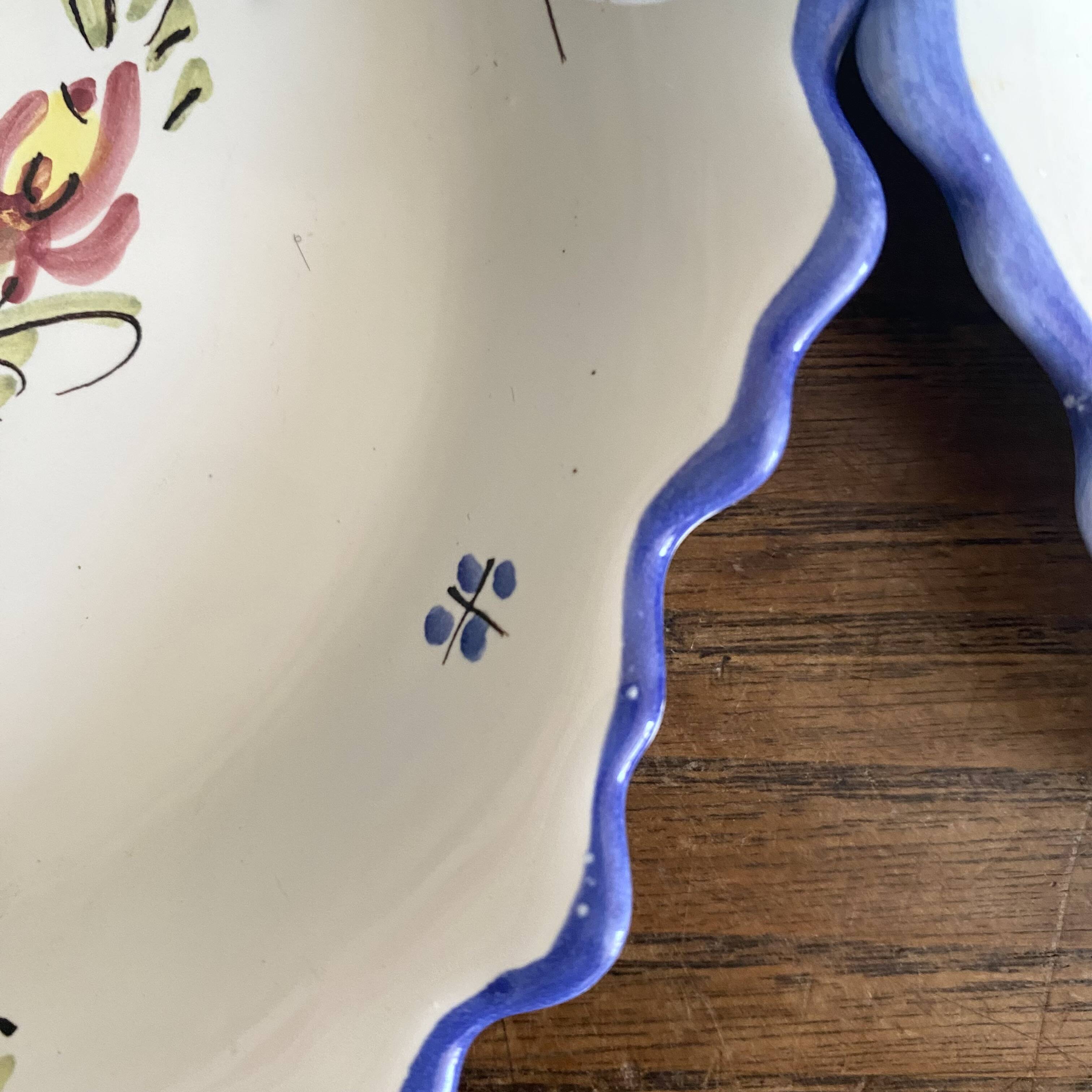 Old Martres Tolosane dessert plates