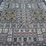 Tapis oriental laine nouée à la main motif floral 185x276cm