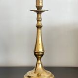 Old brass candle holder