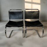 Set of 4 1970s Cantilever Chairs – in the style of Mies van der Rohe (MR10)