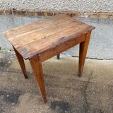 Solid wood desk with 1 drawer 75x52cm