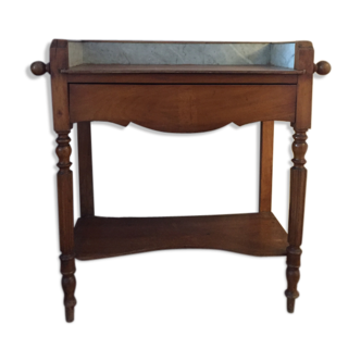 Wooden and marble hairdresser