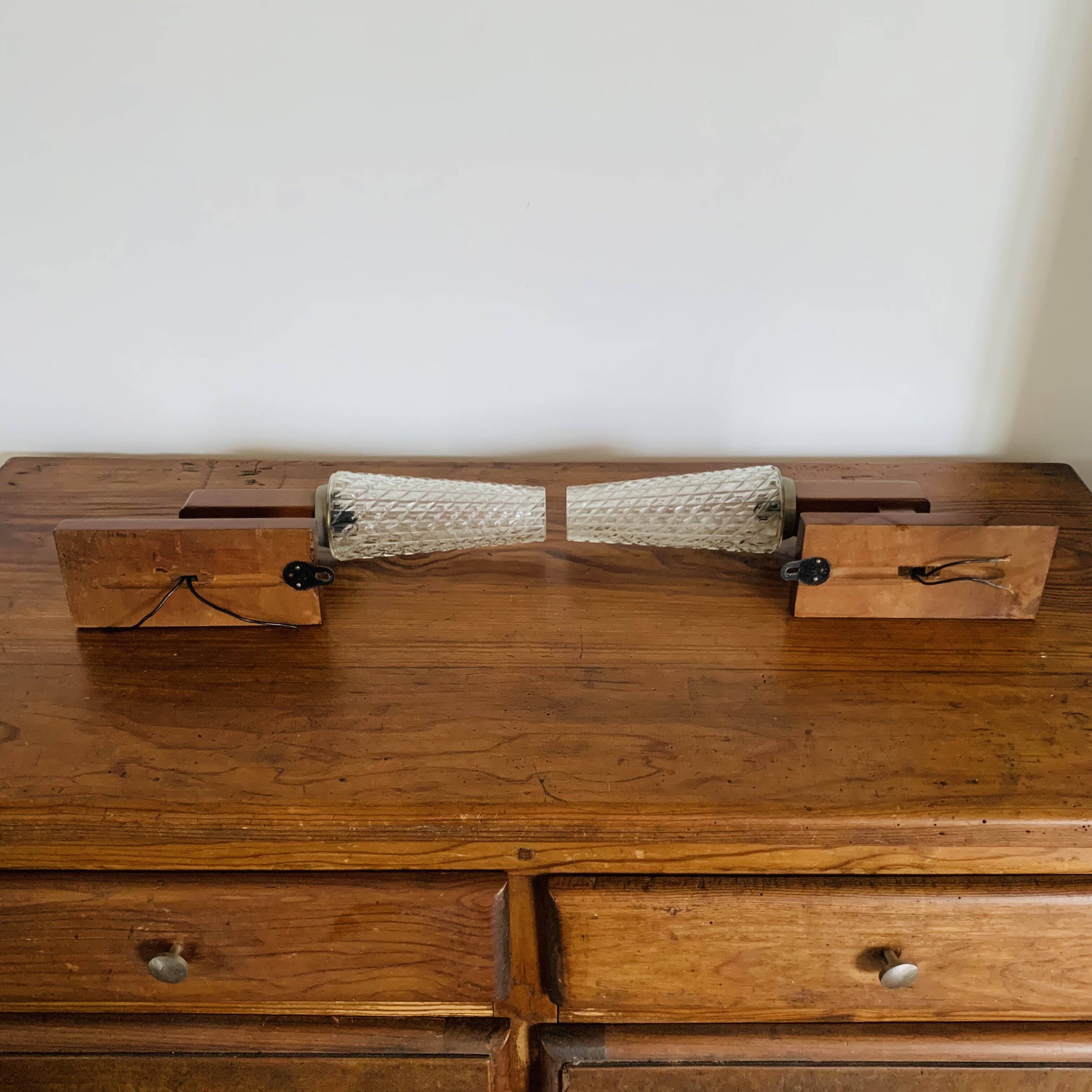 Pair of vintage wall lights