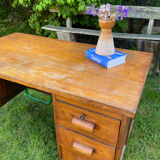 Vintage school teacher's desk
