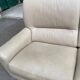2/3-seater sofa in genuine beige leather by Roche Bobois. Very good condition, great comfort.