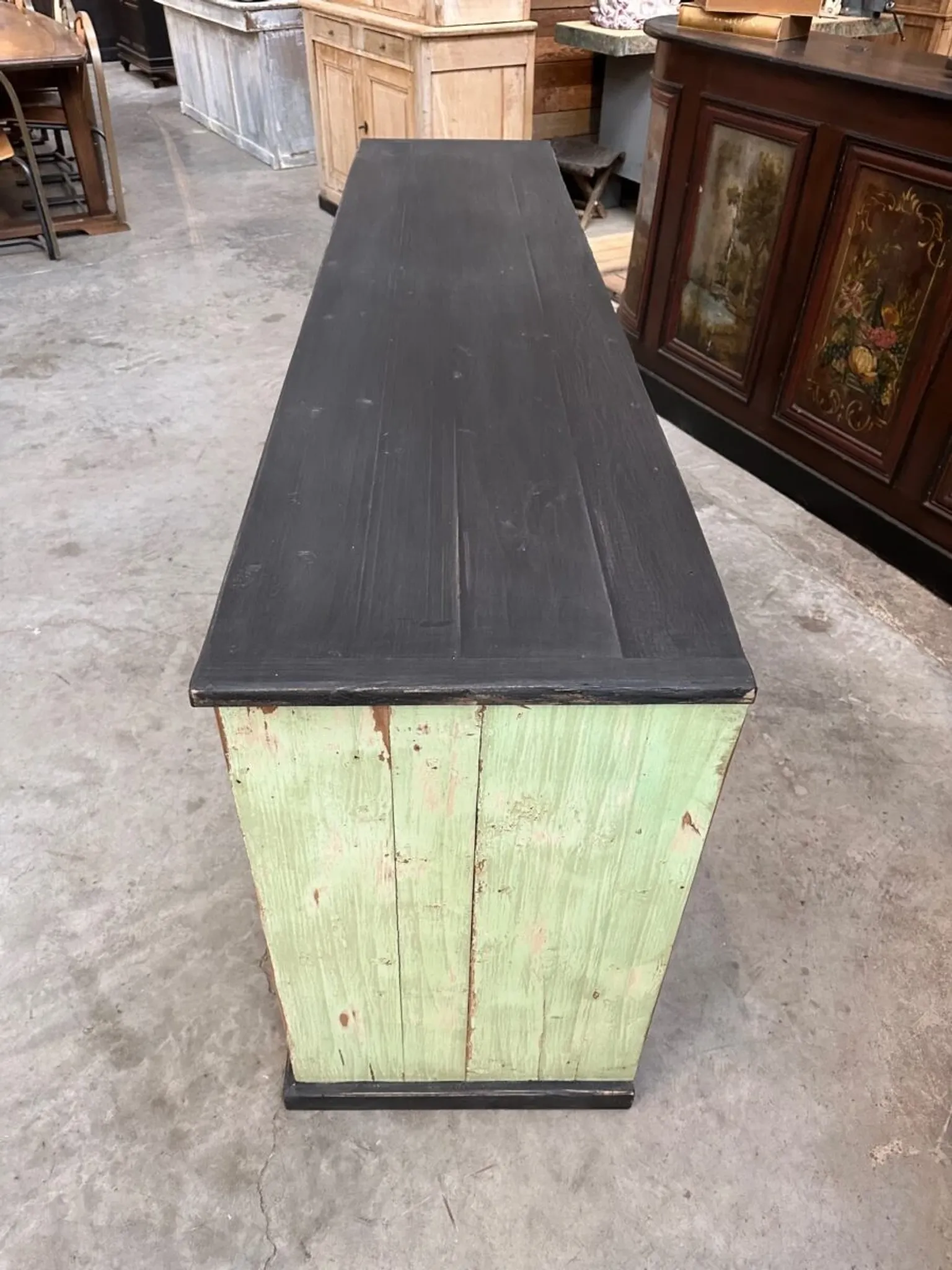 Workshop furniture from the early 20th century.