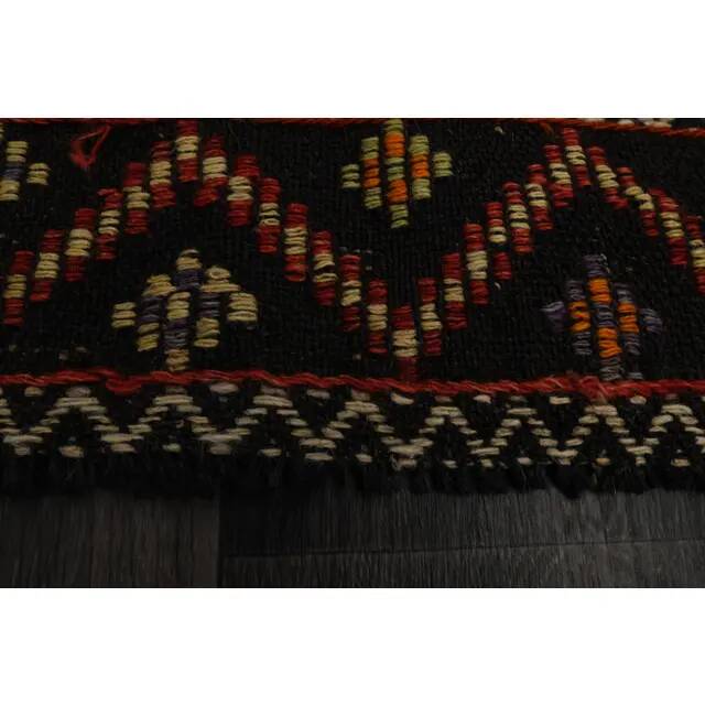 1970s Vintage Turkish Oushak Handmade Wool Cotton Brown Area Rug 144x260