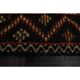 1970s Vintage Turkish Oushak Handmade Wool Cotton Brown Area Rug 144x260