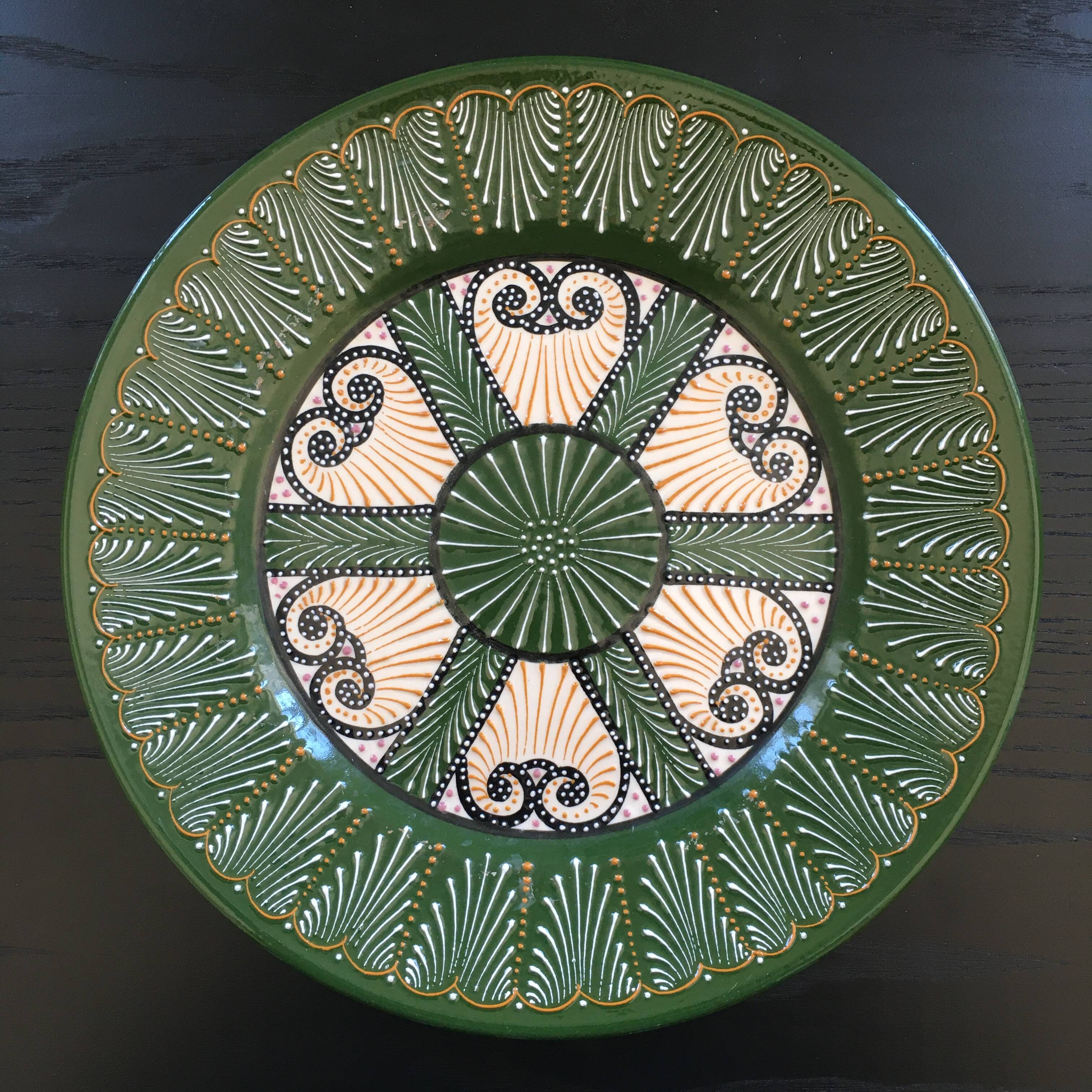 Dish signed HB Quimper