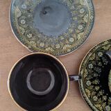 Trio of Sarreguemines cups