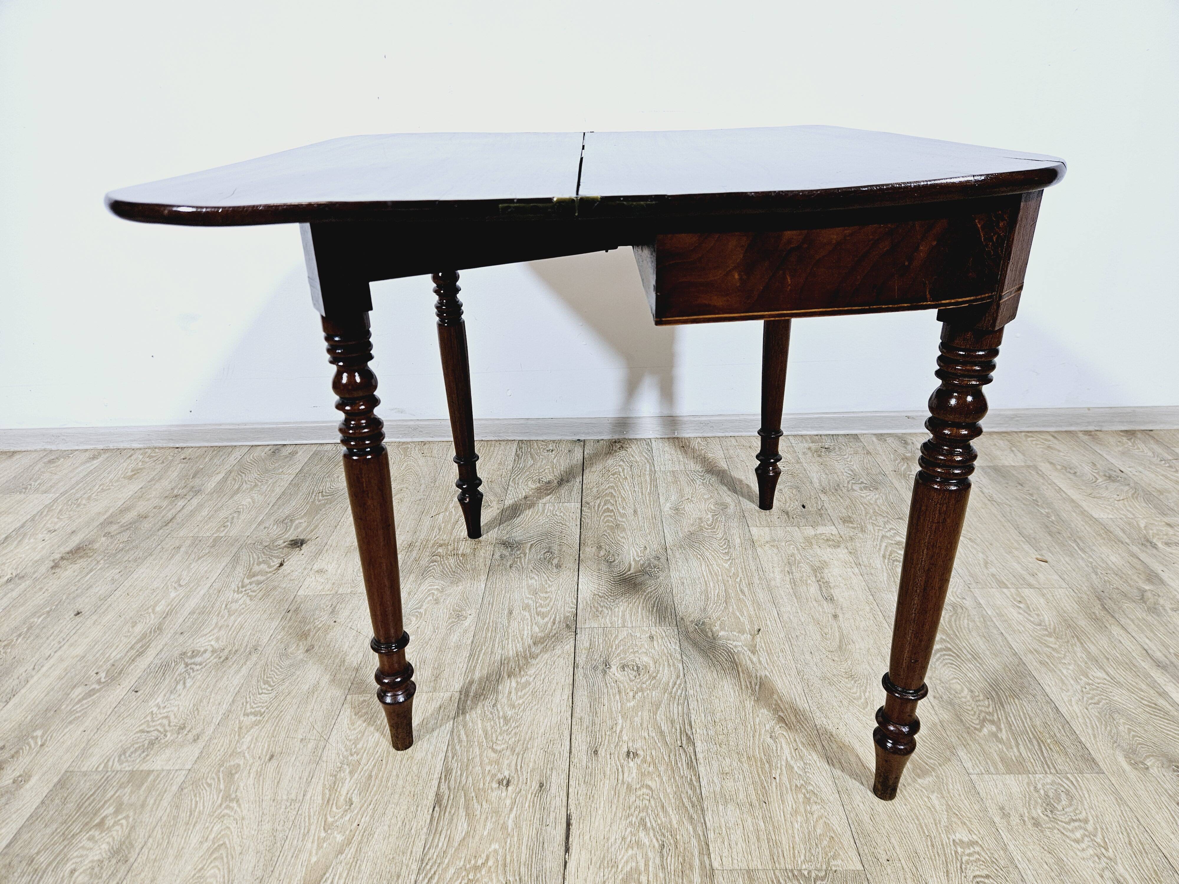 19th century Card Game Table - Mahogany, Biedermeier/Victorian style