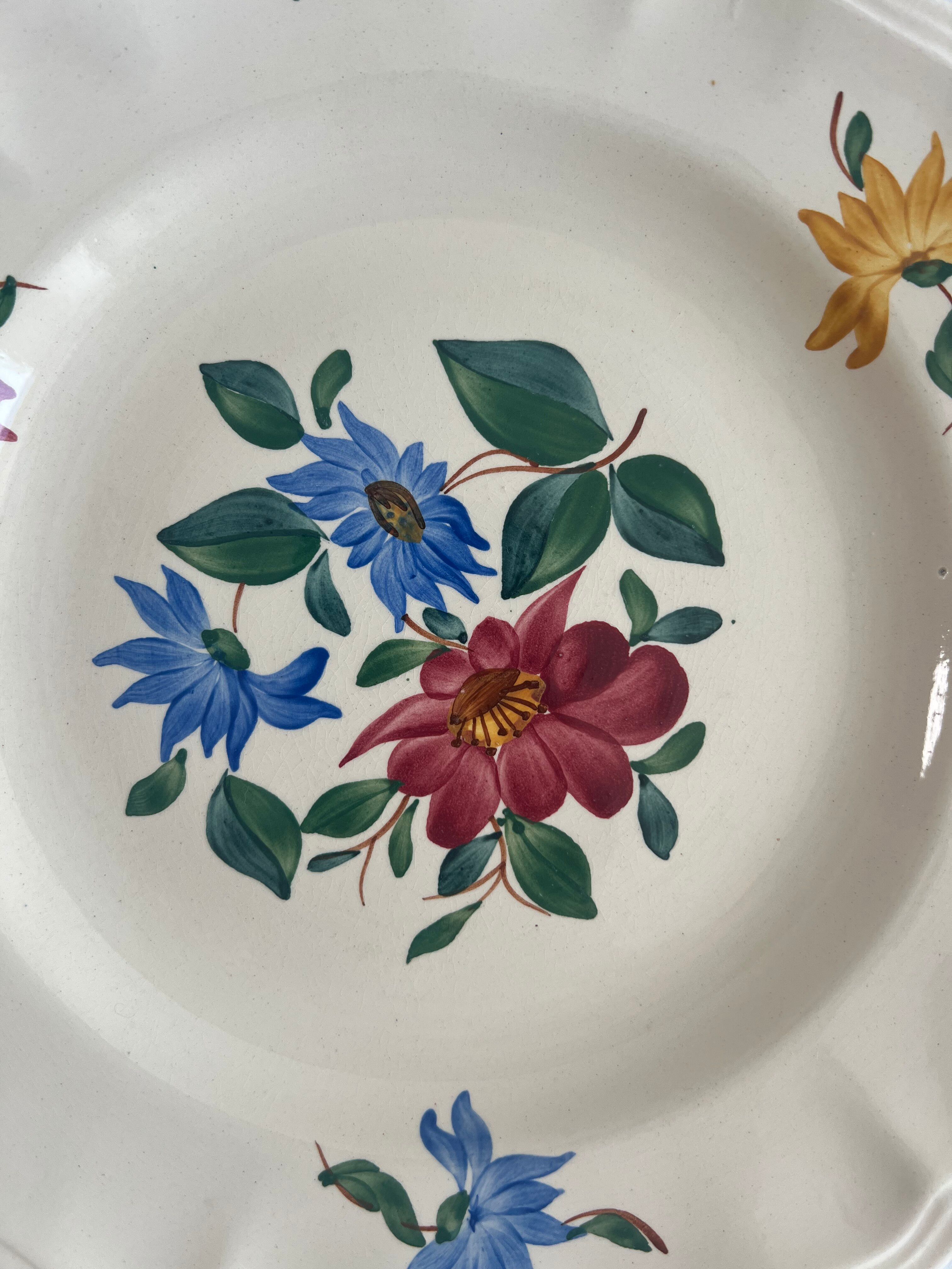 Plat de présentation, compotier Sarreguemines