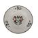 Antique ceramic plate made in France, early 20th century.