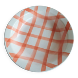 Moulin des loups red checkered dish