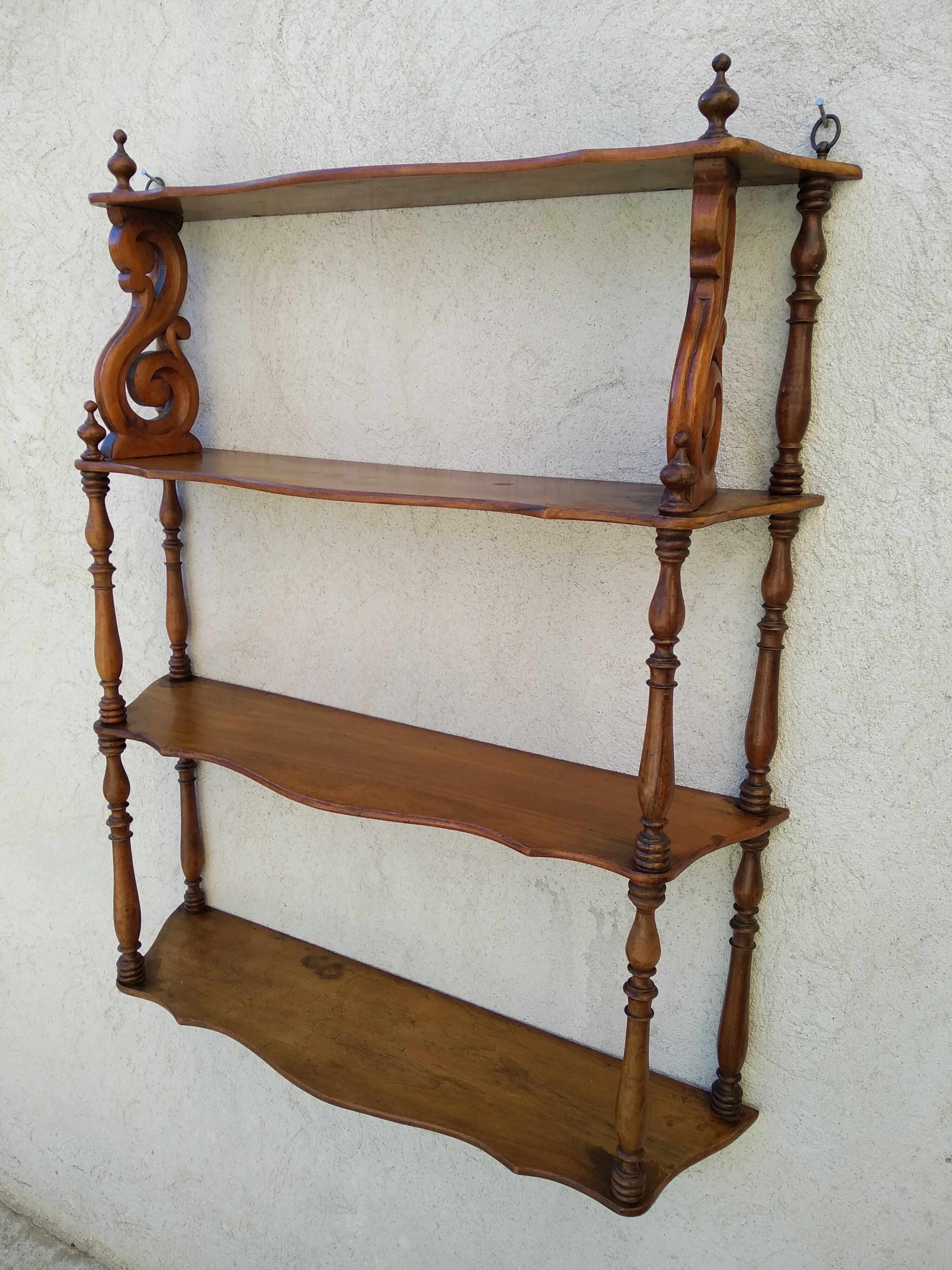 Wooden wall shelf xixith napoleon iii