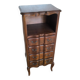 Antique 4-drawer entryway chest of drawers and retractable shelf