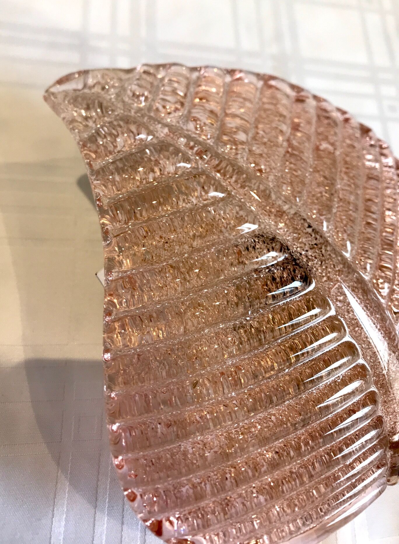 Glass sheet wall lamp