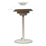 White vintage Danish desk lamp by Jeka Metaltryk - Model Sofie - Denmark 70s