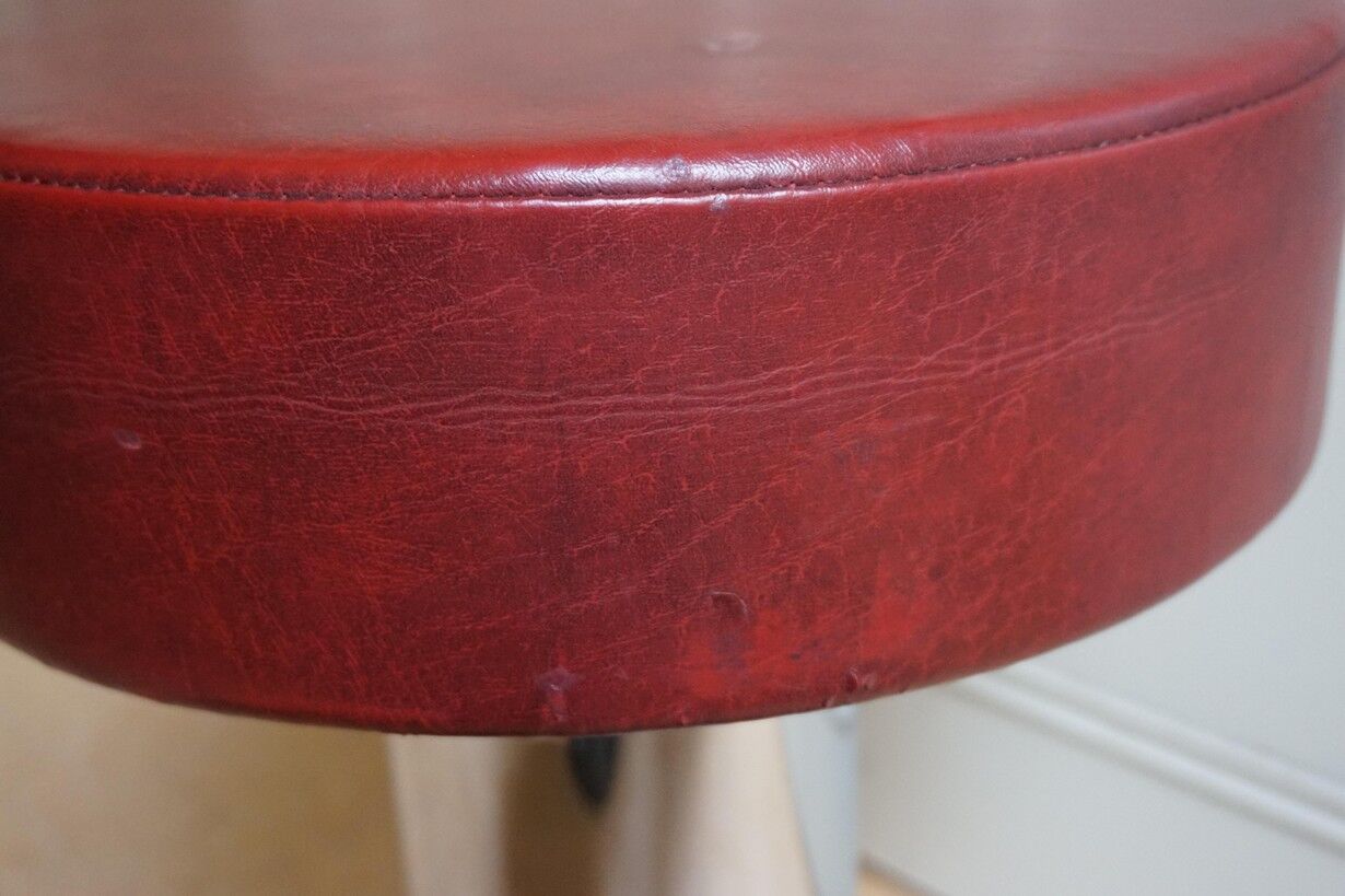 Vintage Belgian Art Deco Style Bar Stools from Frava, 1950s, Set of 4