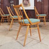 Lot of 4 chairs Antonin Suman