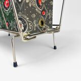 Metal and vinyl magazine holders 60s