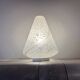 Vintage Murano Swirl Cone Lamp - Original Label - 1970s
