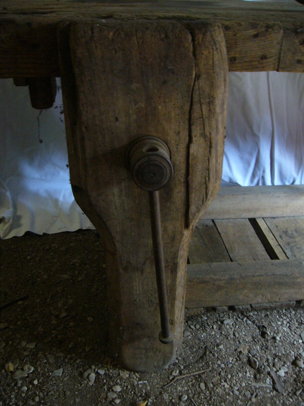 Old-established with its vertical wooden noose and drawer