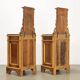 Antique Art Nouveau bedside tables Italy 19th Century
