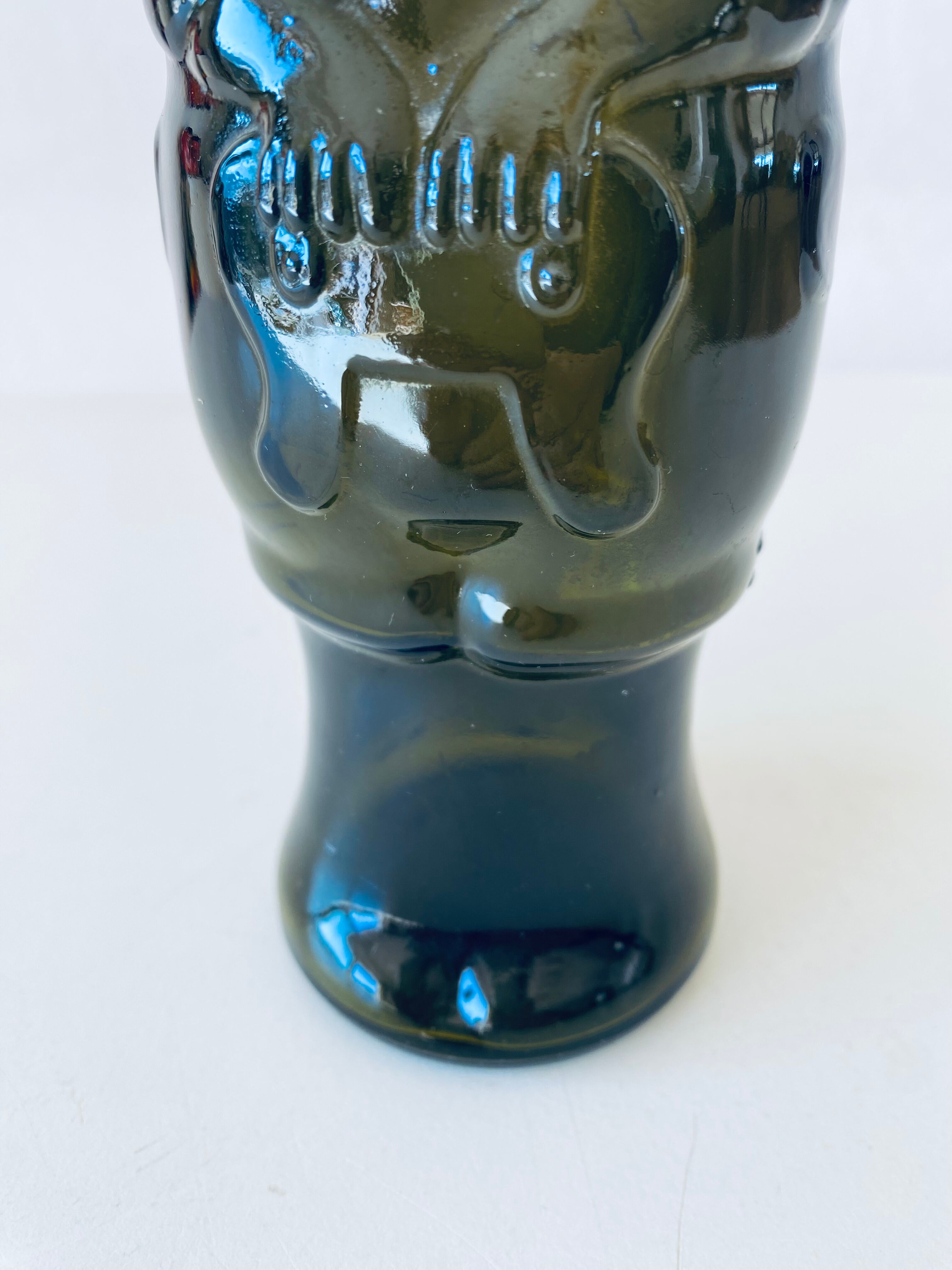 Humorous glass decanter