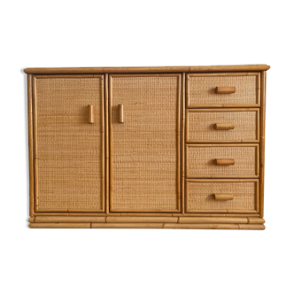 Commode en rotin