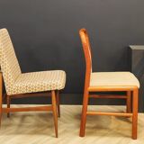 Four mid century chairs vintage