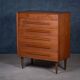 Teak 7-Drawer Chest attributed to Ejvind A. Johansson, 1960s