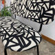 Banc en tissu Pierre Frey
