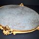 Antique mirror tray Centerpiece mainly in bronze and mercury glass