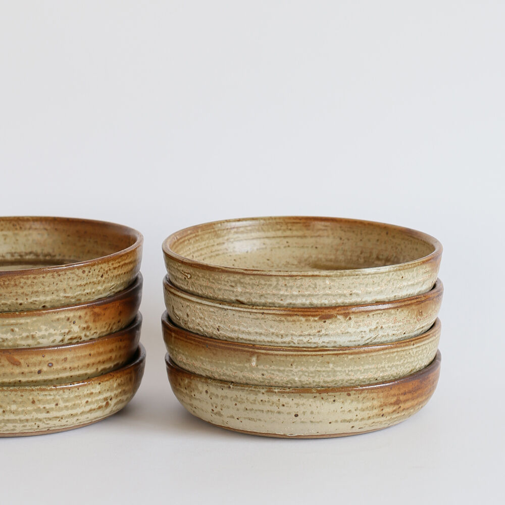 Set of 4 stoneware plates