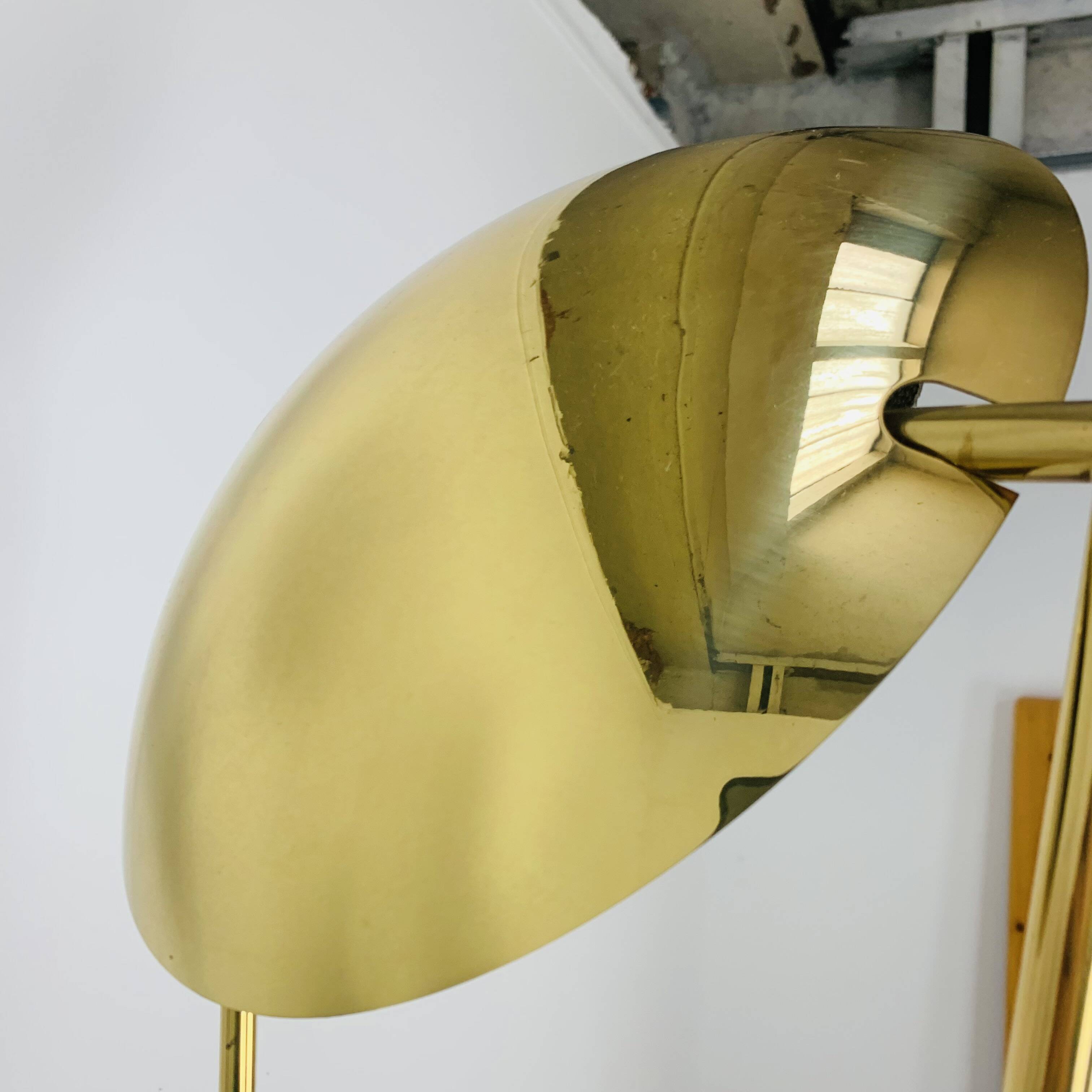 Victory Floor Lamp by Studio Artoff, Gold Brass, 1980s