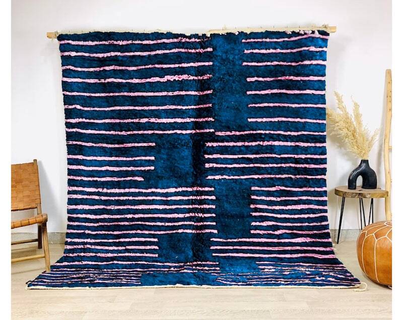 Large handmade Berber rug 300cmx300cm